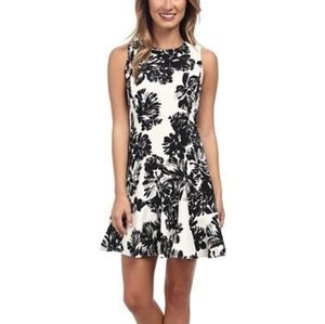 Rebecca Taylor Floral Print Fit & Flare Dress